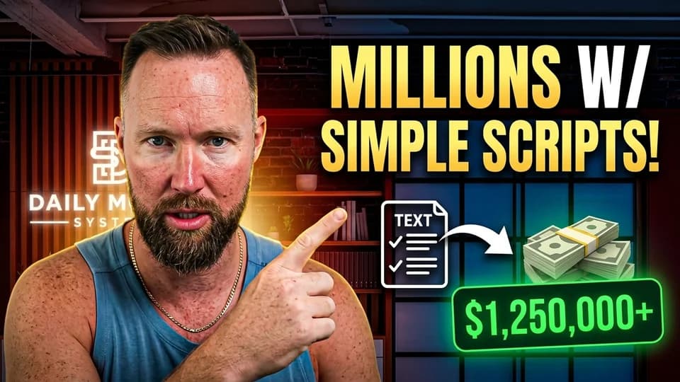 The exact SCRIPT formula for $2,000,000 in automated affiliate sales