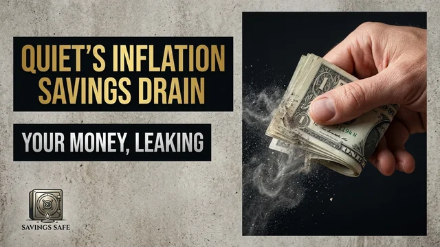 Why keeping money in the bank is a MISTAKE